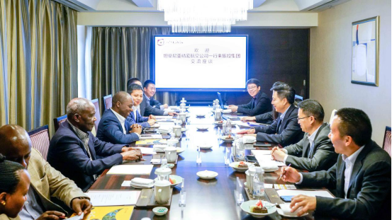 坦桑尼亚驻华参赞一行到富联娱乐集团交流座谈