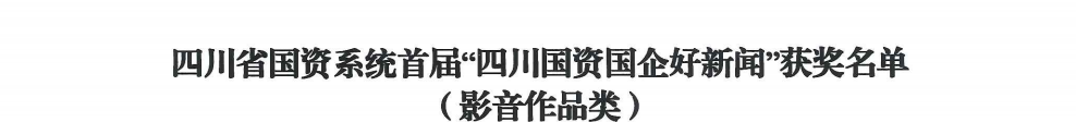四川省富联娱乐集团荣获首届“四川国资国企好新闻”银铜两奖